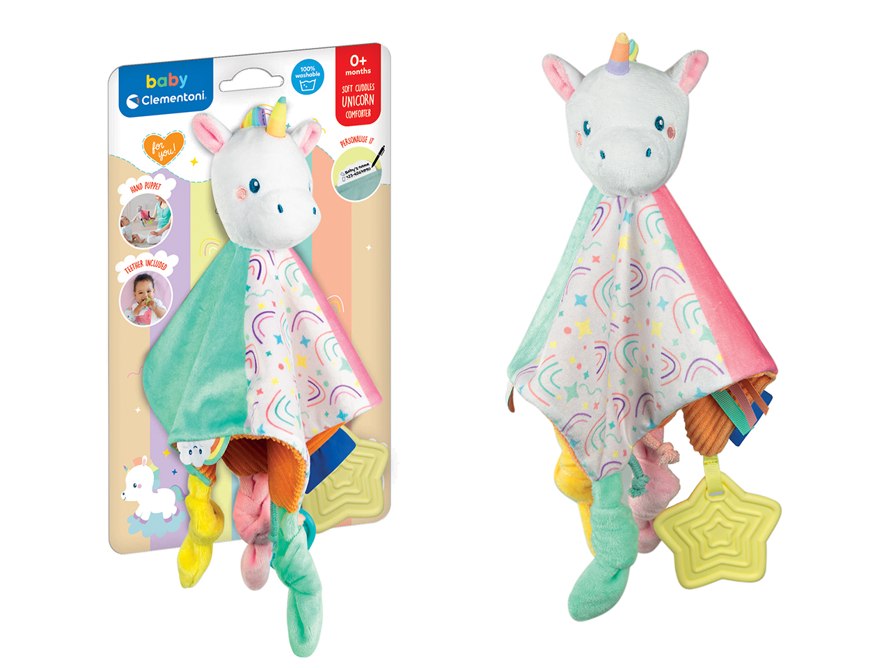 BABY CLEMENTONI SOFT CUDDLES UNICORN 17611.3
