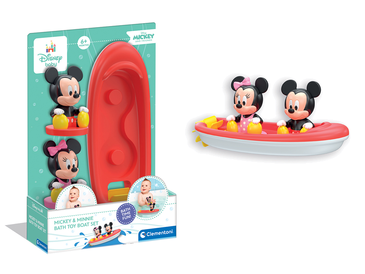 BABY CLEMENTONI DISNEY HAPPY BOATH SET MICKEY MINN