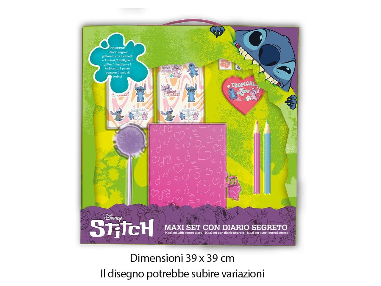 STITCH MAXI SET CON DIARIO LST0827