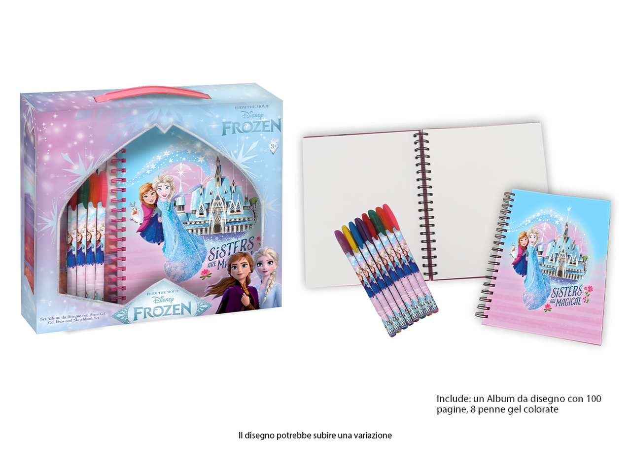 FROZEN SET AGENDA SPIRALATA E PENNE GEL FR1309 FROZEN SET AGENDA SPIRALATA E PENNE GEL FR1309