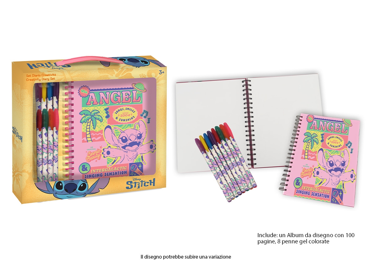 STITCH SET AGENDA SPIRALATA E PENNE GEL LST1309 STITCH SET AGENDA SPIRALATA E PENNE GEL LST1309