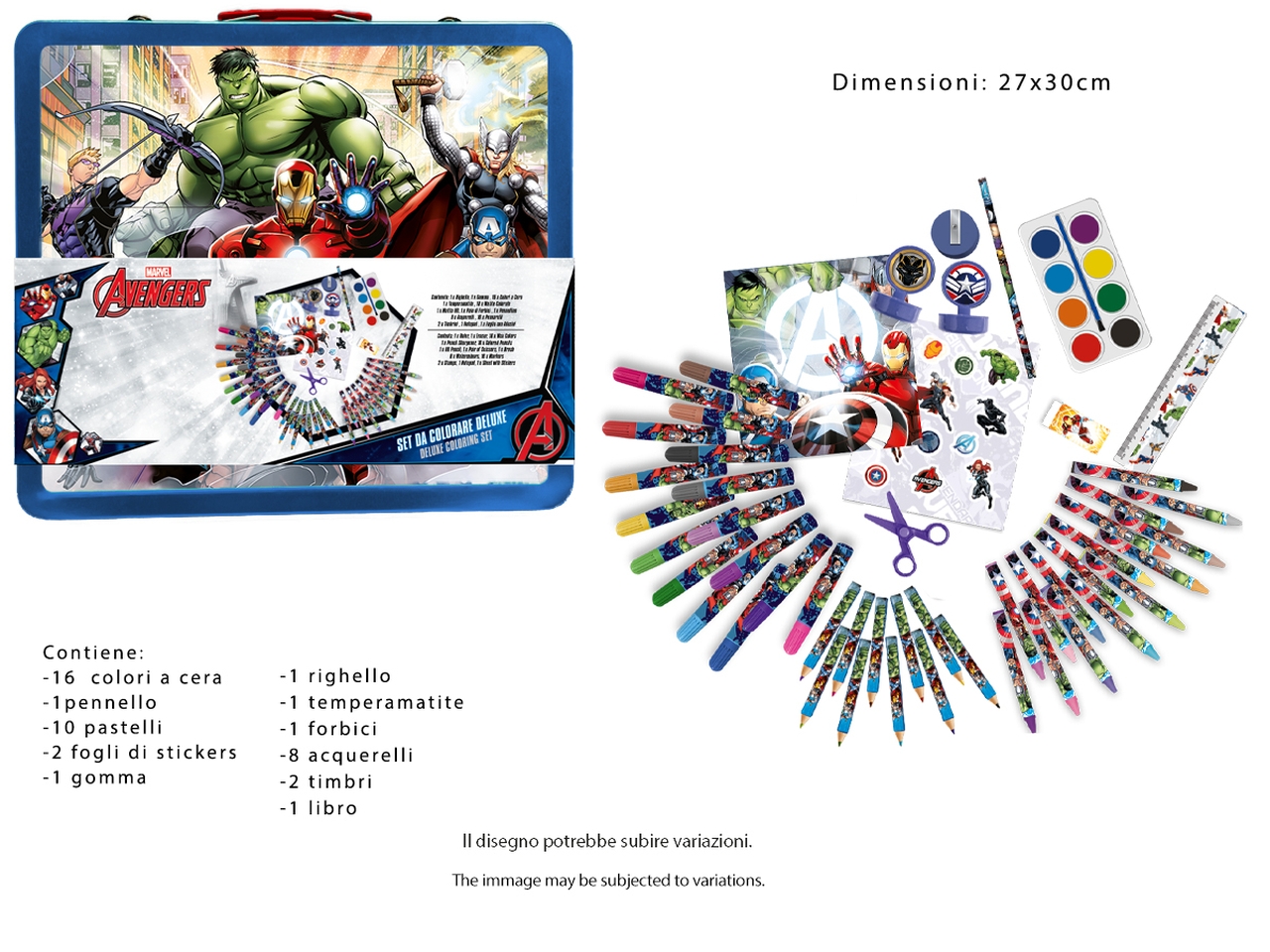 AVENGERS SET DA COLORARE DELUXE AV1144 AVENGERS SET DA COLORARE DELUXE AV1144