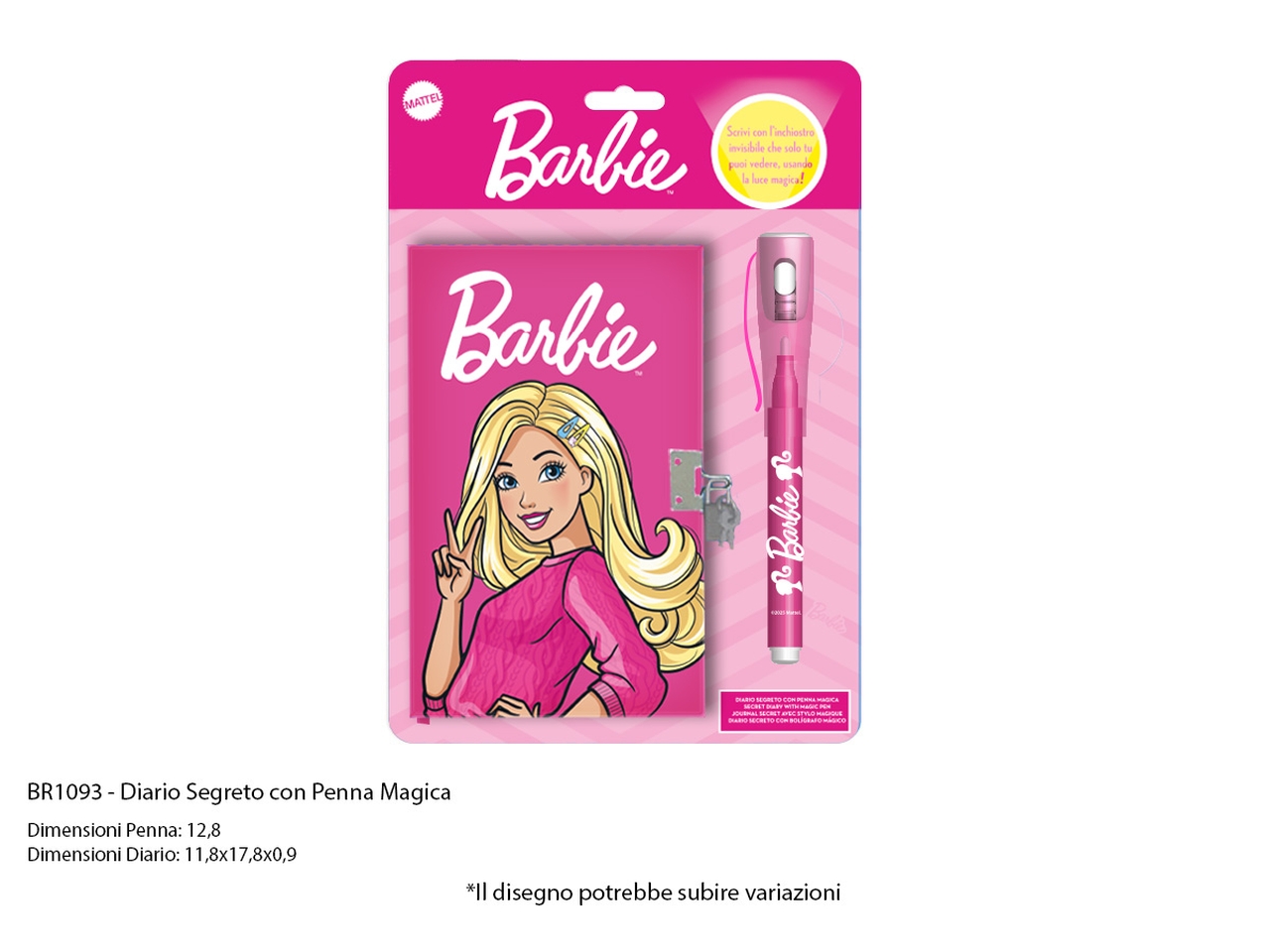 BARBIE DIARIO CON PENNA BR1093 BARBIE DIARIO CON PENNA BR1093