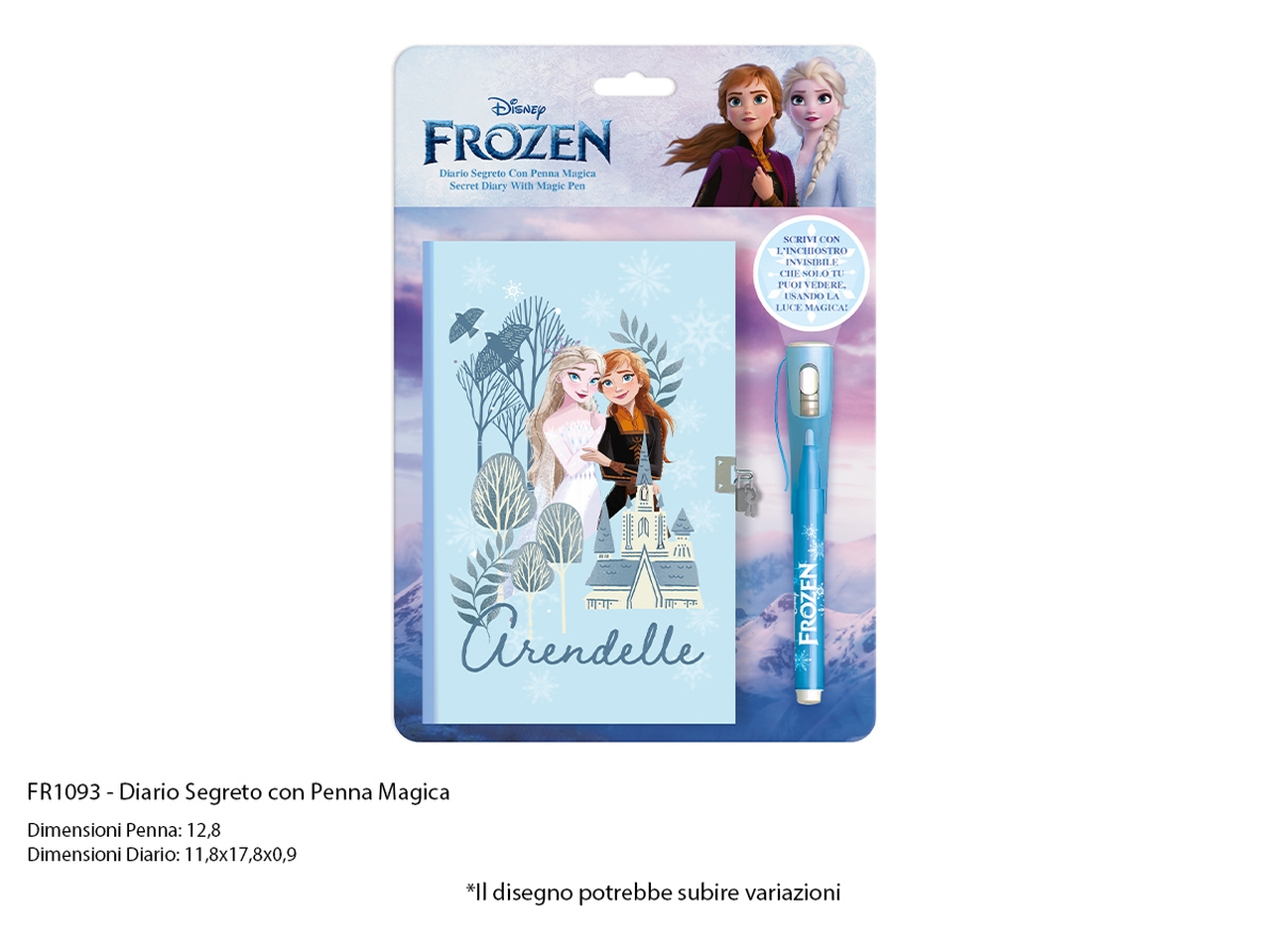 FROZEN DIARIO CON PENNA FR1093 FROZEN DIARIO CON PENNA FR1093