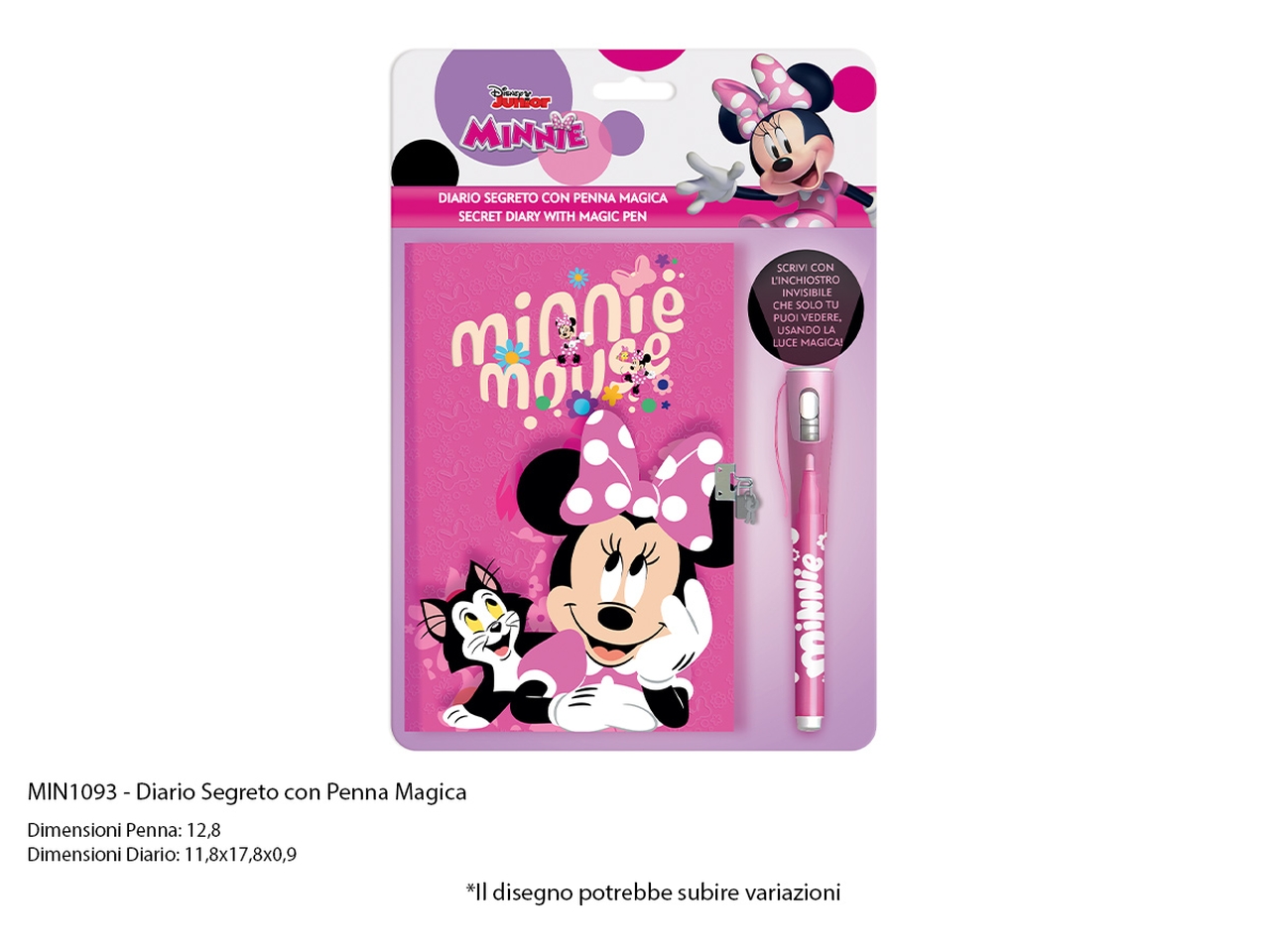 MINNIE DIARIO CON PENNA MIN1093 MINNIE DIARIO CON PENNA MIN1093