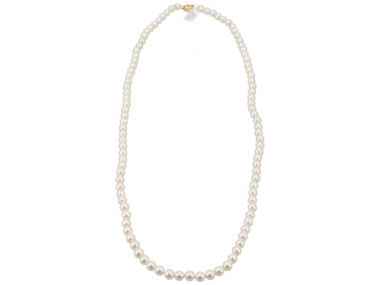 COLLANA PERLA VETRO + CHIUSURA RAME COLLANA PERLA VETRO + CHIUSURA RAME