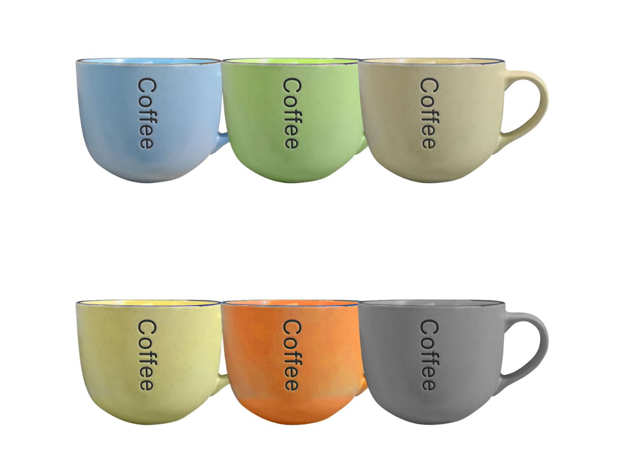 TAZZA MUG 6 COLORI ASSORTITI 70272