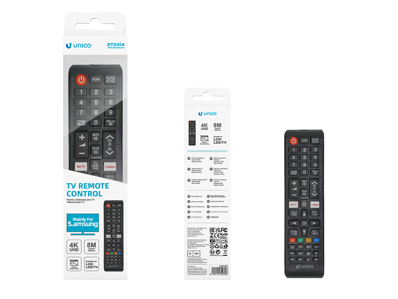 TELECOMANDO TV NUOVO SAMSUNG NERO