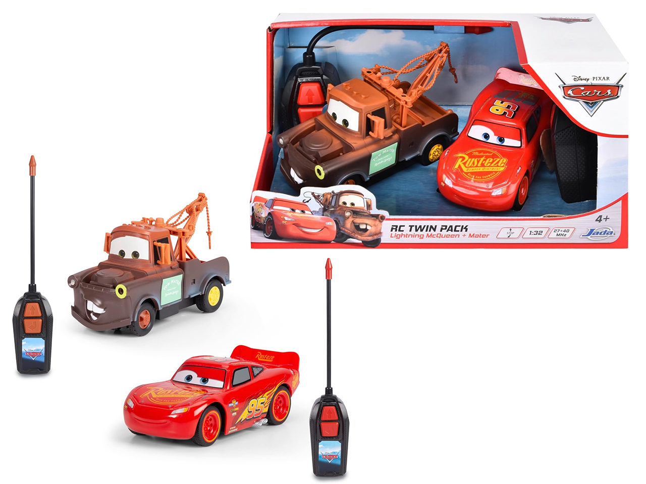 CARS E CRICCHETTO RADIOCOMANDO 1:32 203084037 CARS E CRICCHETTO RADIOCOMANDO 1:32 203084037