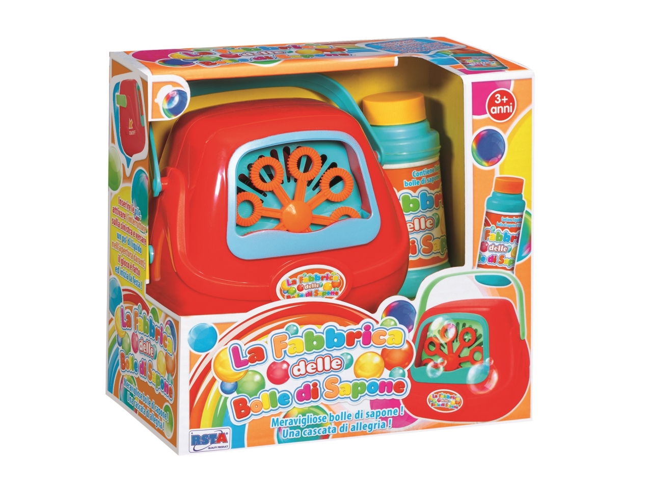 MACCHINA FABBRICA BOLLE CON FLACONE 120ML  11094