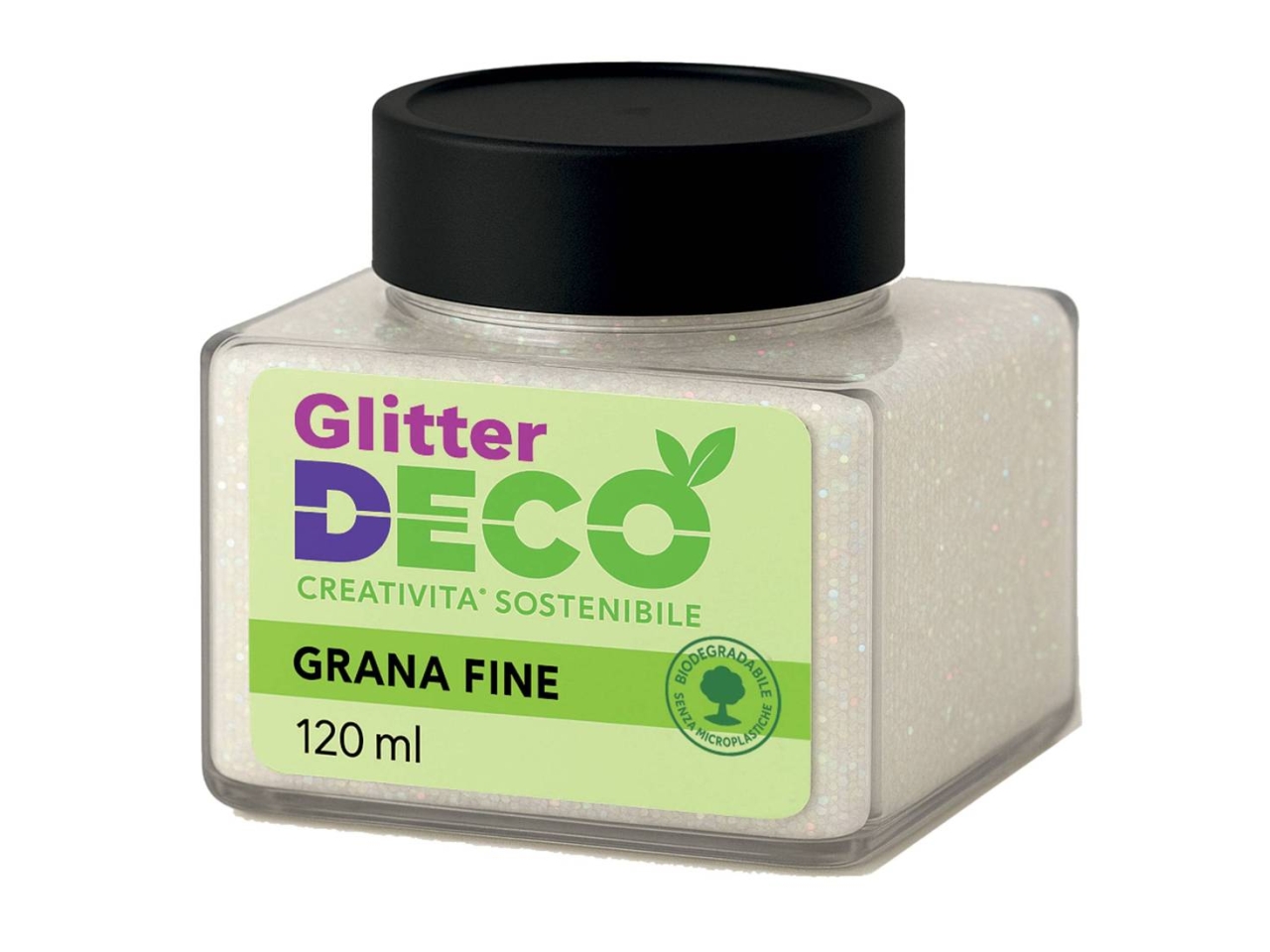 GLITTER GRANA FINE 120ML BIANCO IRIDE  13398/06