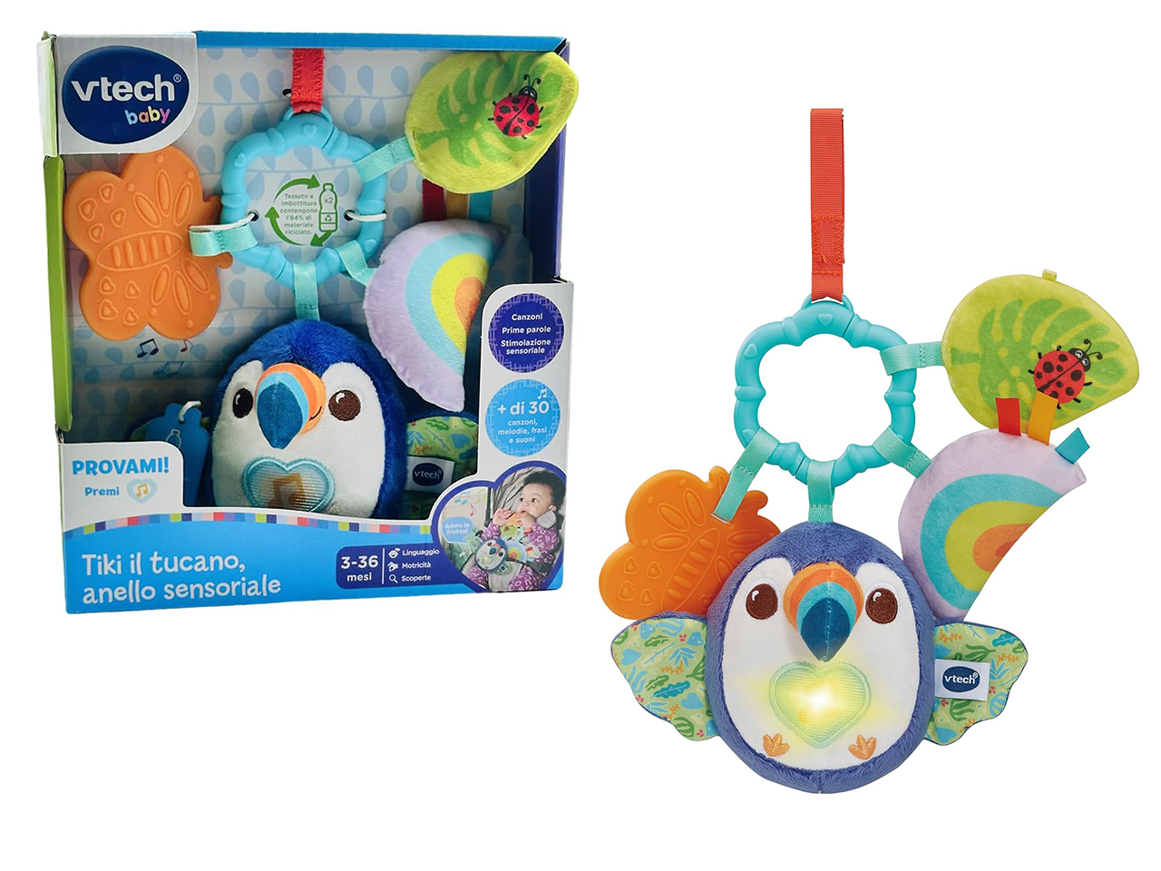 GIOCO TIKI IL TUCANO ANELLO SENSORIALE 34177658700 GIOCO TIKI IL TUCANO ANELLO SENSORIALE 34177658700