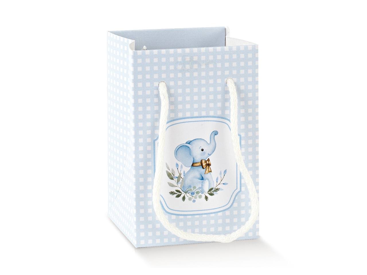 ELEFANTINO AZZURRO SHOPBOX 7X7X12CM 100080C