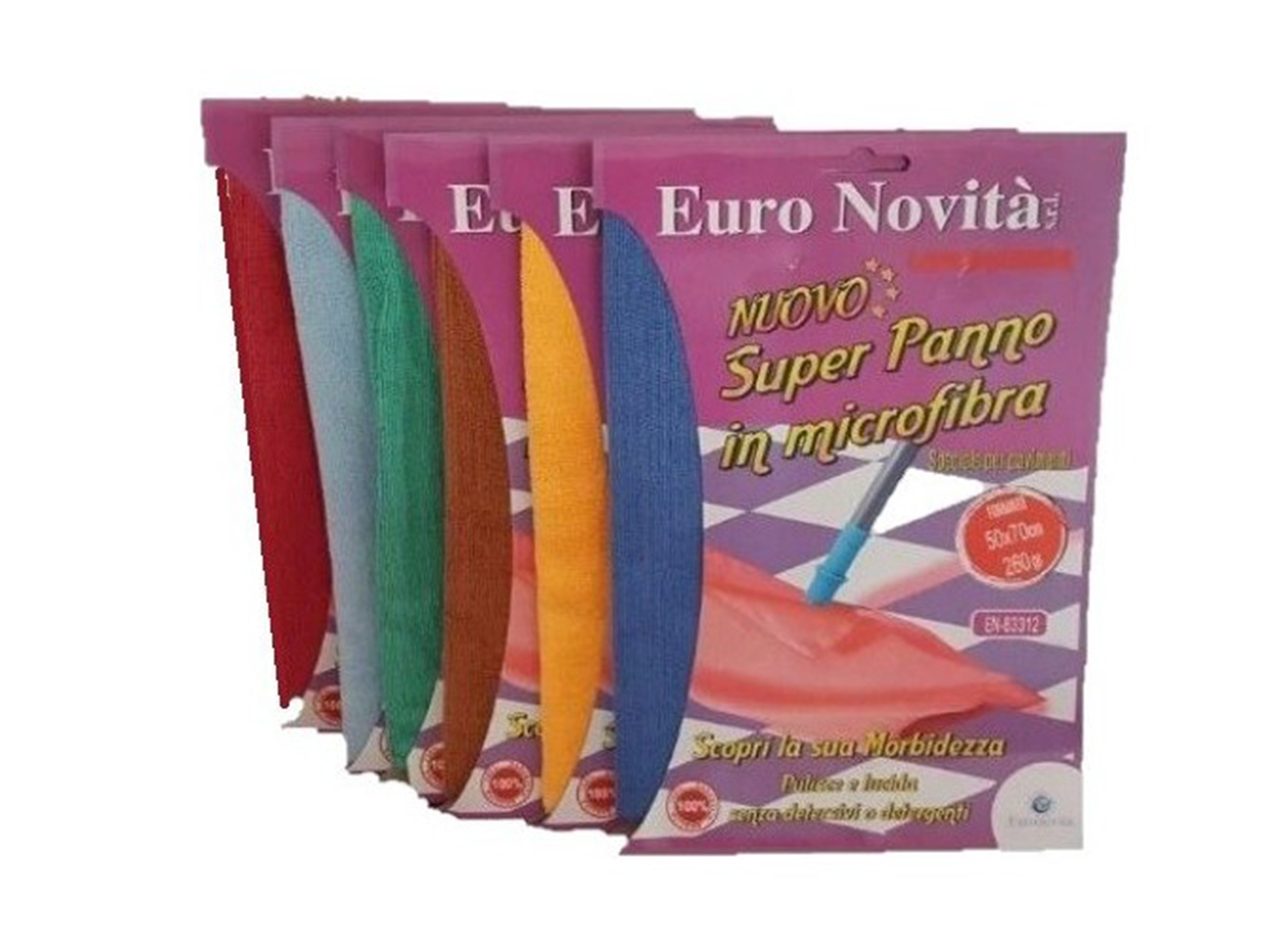 PANNO MICROFIBRA 50X70CM 250GR PANNO MICROFIBRA 50X70CM 250GR