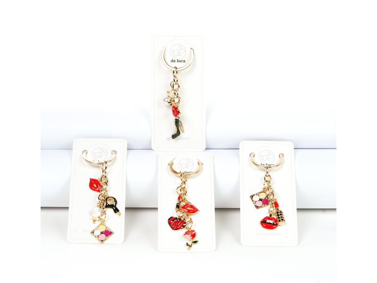 PORTACHIAVE CON 4 CHARMS CHIC DIAMOND 00530362 PORTACHIAVE CON 4 CHARMS CHIC DIAMOND 00530362