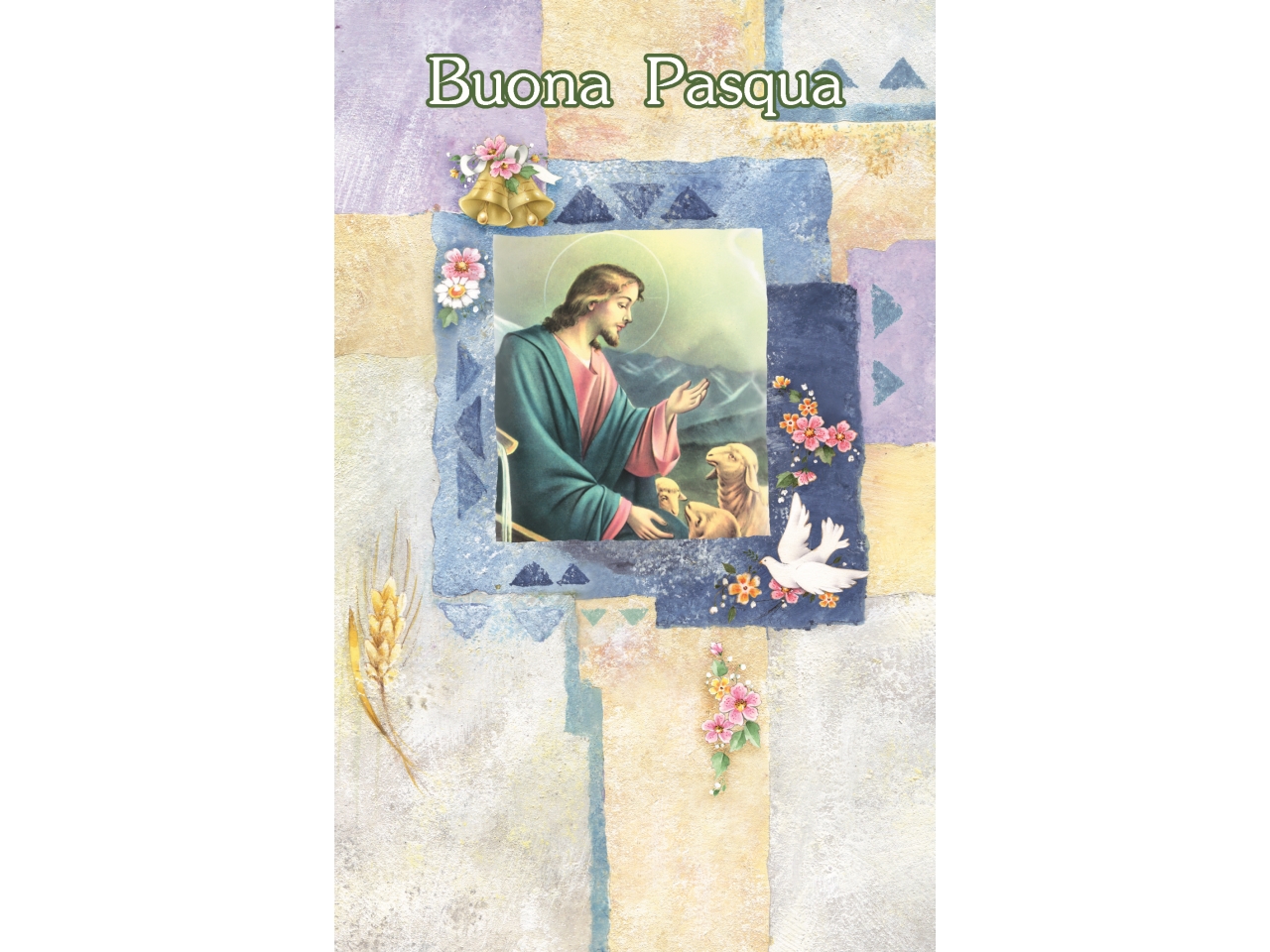 BIGLIETTO MINI BUONA PASQUA SACRA PV20024BP/E BIGLIETTO MINI BUONA PASQUA SACRA PV20024BP/E