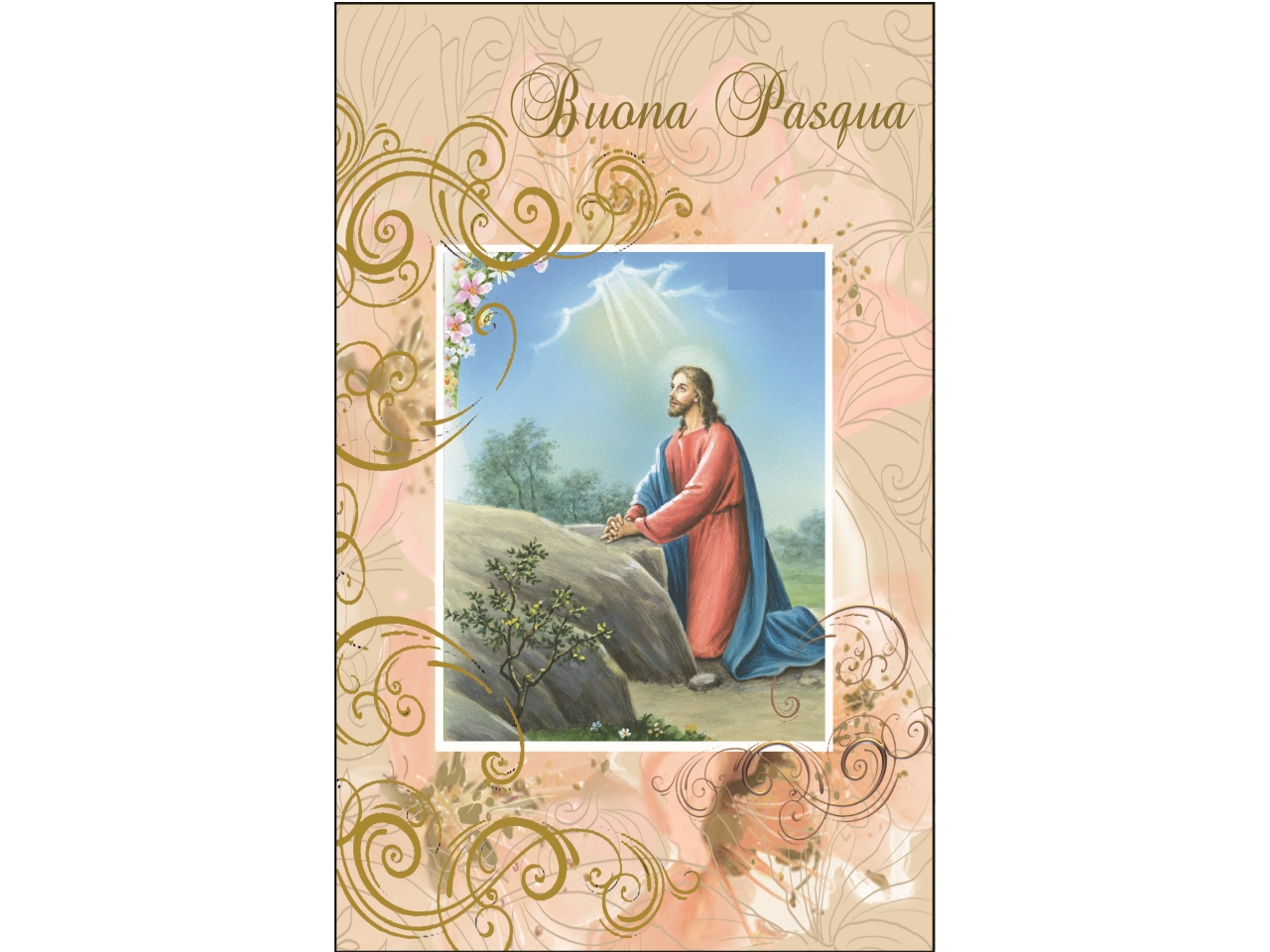 BIGLIETTO MINI BUONA PASQUA SACRA PV20024BP/F BIGLIETTO MINI BUONA PASQUA SACRA PV20024BP/F