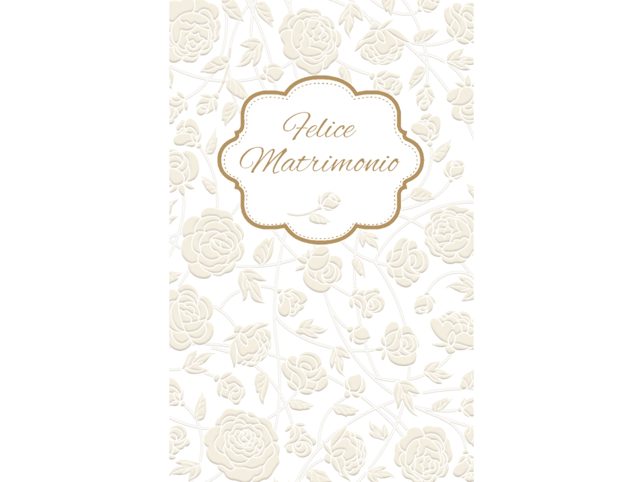 BIGLIETTO MINI FELICE MATRIMONIO FE20080FM/A