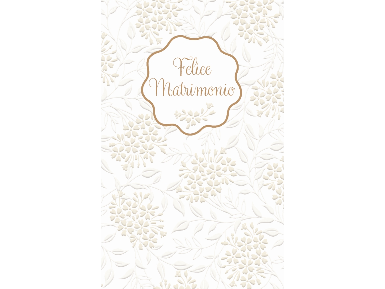 BIGLIETTO MINI FELICE MATRIMONIO FE20080FM/B