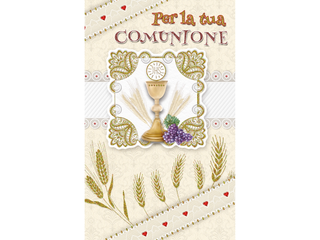 BIGLIETTO MINI PRIMA COMUNIONE FE20034PC/A