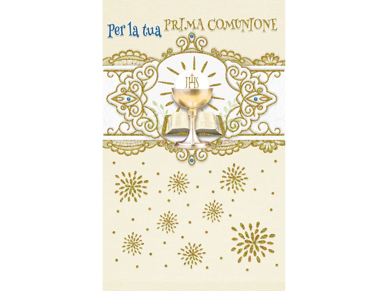 BIGLIETTO MINI PRIMA COMUNIONE FE20034PC/B