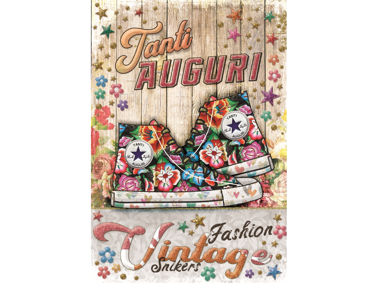 BIGLIETTO MINI AUGURI VINTAGE FA20075AG/C BIGLIETTO MINI AUGURI VINTAGE FA20075AG/C