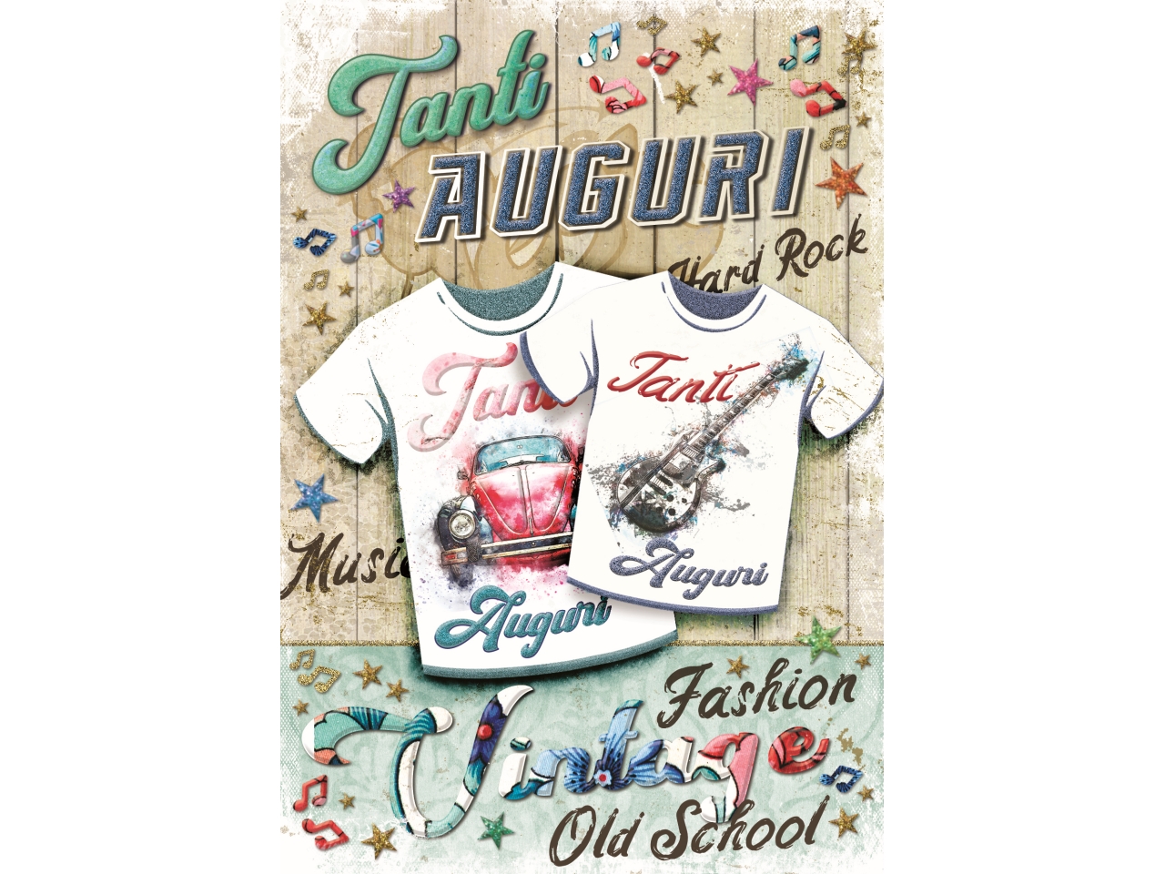 BIGLIETTO MINI AUGURI VINTAGE FA20075AG/D BIGLIETTO MINI AUGURI VINTAGE FA20075AG/D