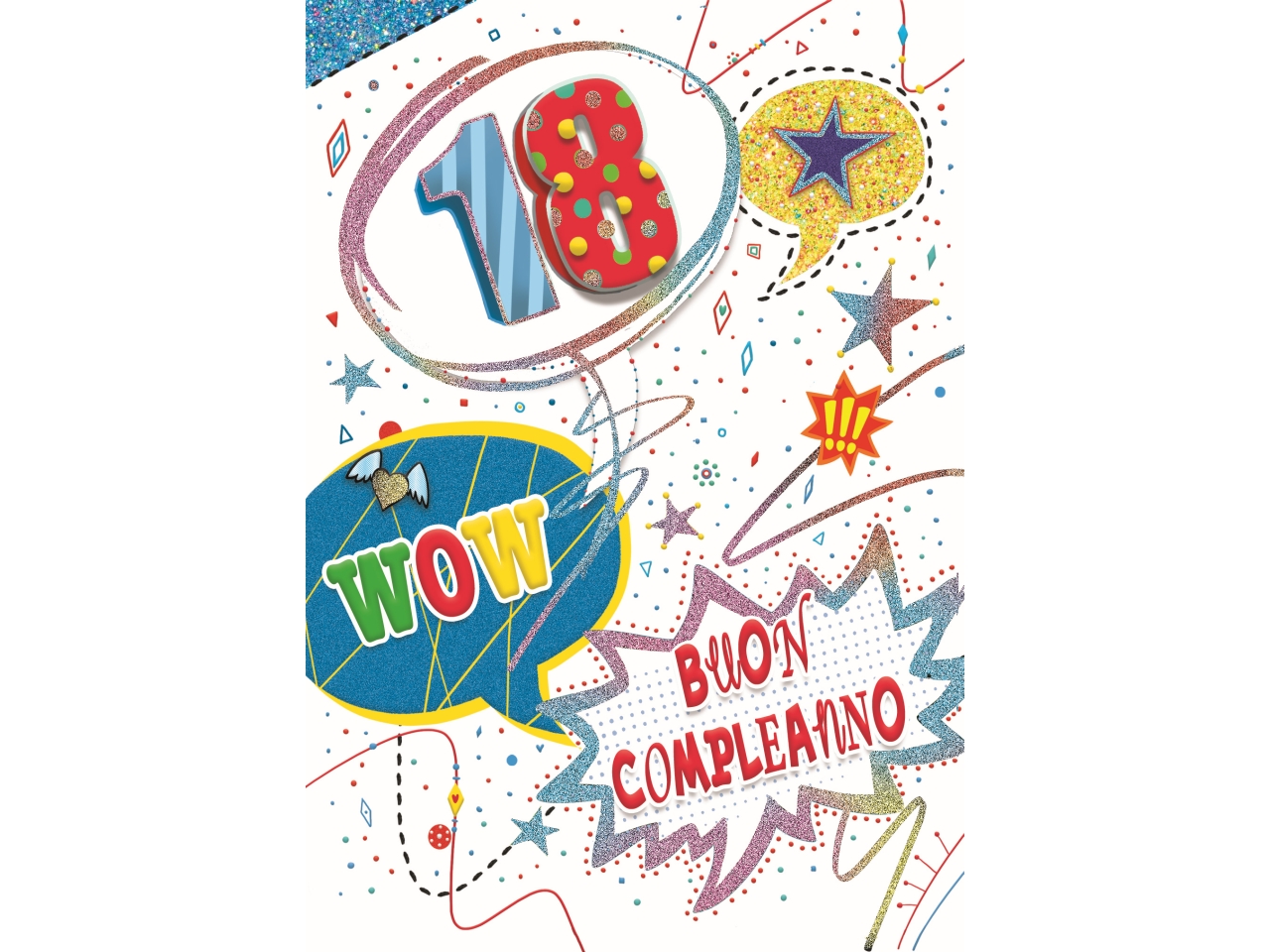 BIGLIETTO MINI BUON COMPLEANNO 18 FA20062BC/A BIGLIETTO MINI BUON COMPLEANNO 18 FA20062BC/A