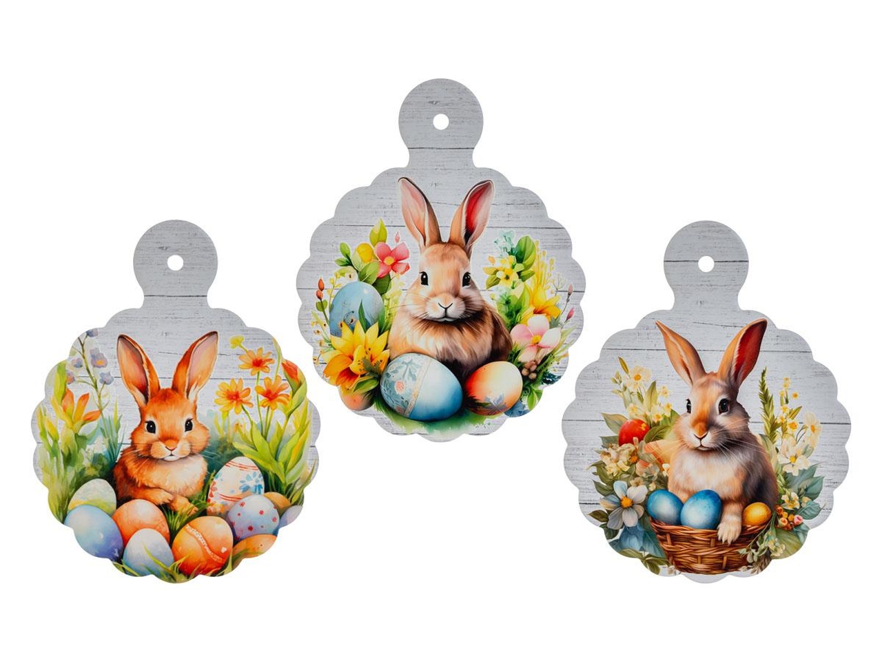 POGGIAPENTOLA CONIGLIETTI 18X23CM 3ASS. 12034