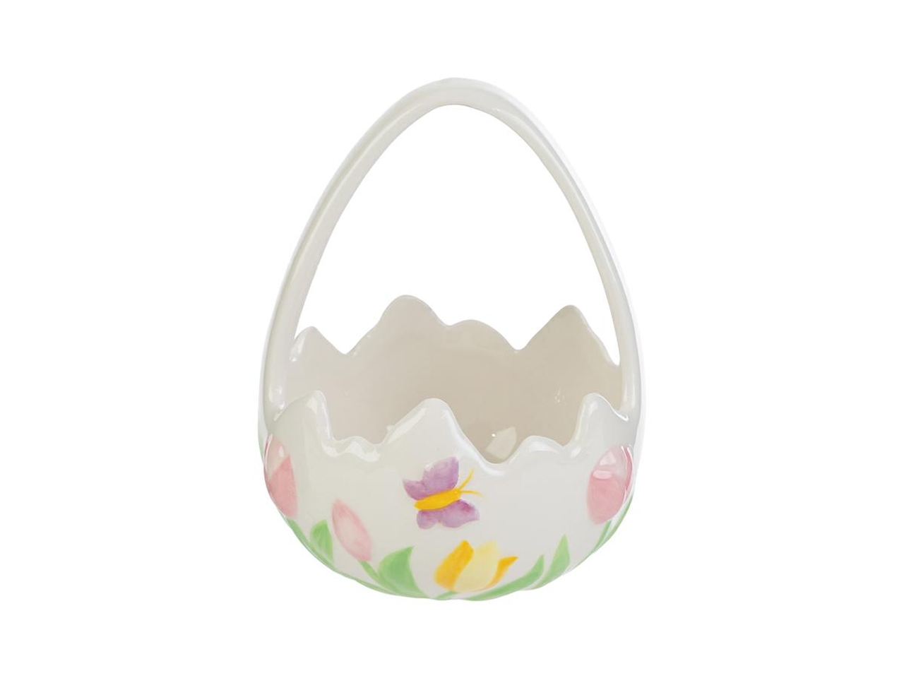 CENTROTAVOLA PORCEL.TULIPANI 12,5X12,5XH16CM 12252