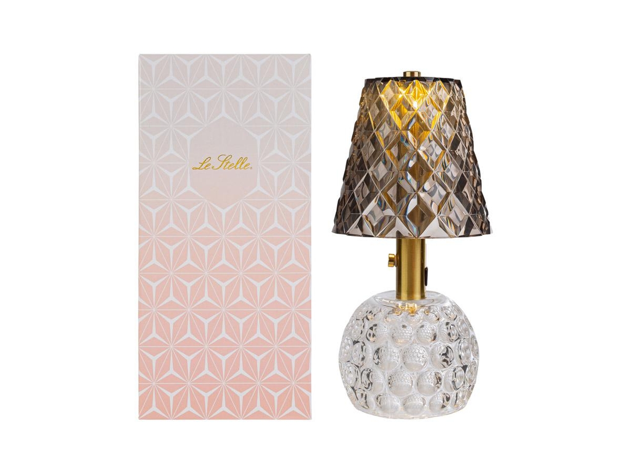 LAMPADA ECLISSE TOUCH LED/USB13XH27CM FUME’ 58034