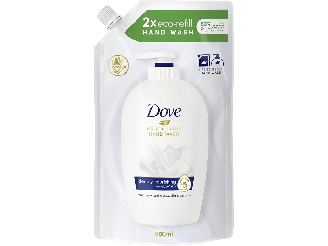 DOVE RICARICA SAPONE LIQ.500ML ORIGINAL RT01378 $