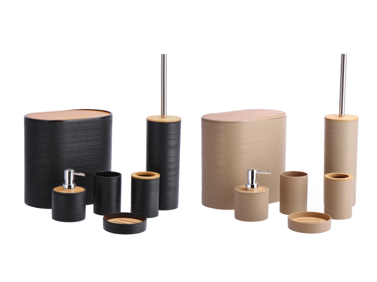 SET BAGNO 6PZ PLAST+BAMBOO 2ASS. 120788 SET BAGNO 6PZ PLAST+BAMBOO 2ASS. 120788