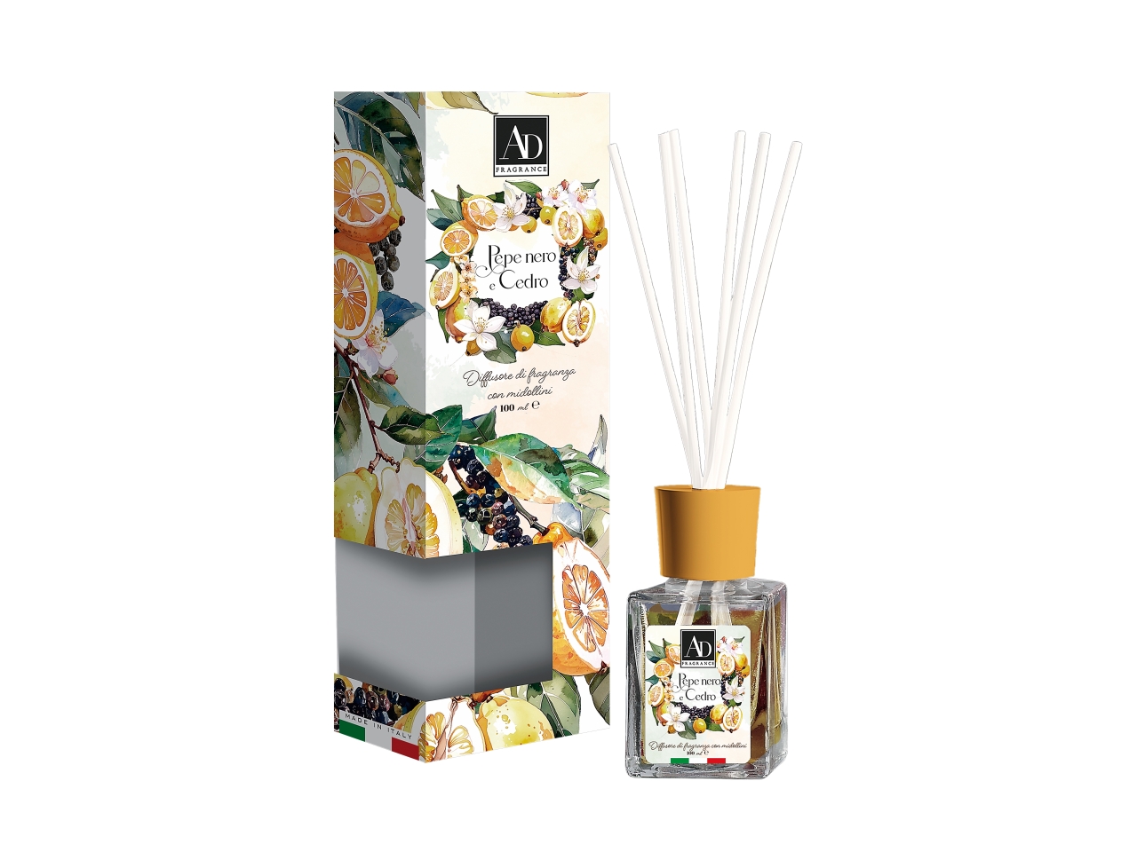 DIFFUSORE C/BAST.100ML PEPE+CEDRO 121108 DIFFUSORE C/BAST.100ML PEPE+CEDRO 121108