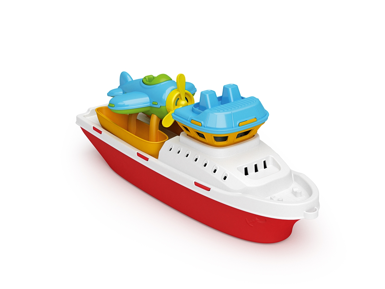 NAVE RIMORCHIATORE + IDROVOLANTE 40CM 1382