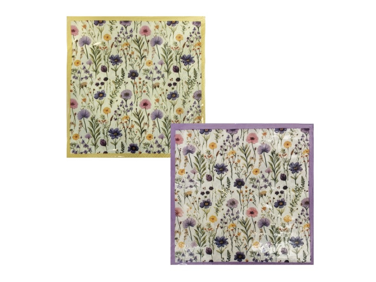 TOVAGLIOLI FIORI 33X33CM 20PZ TOV7558A