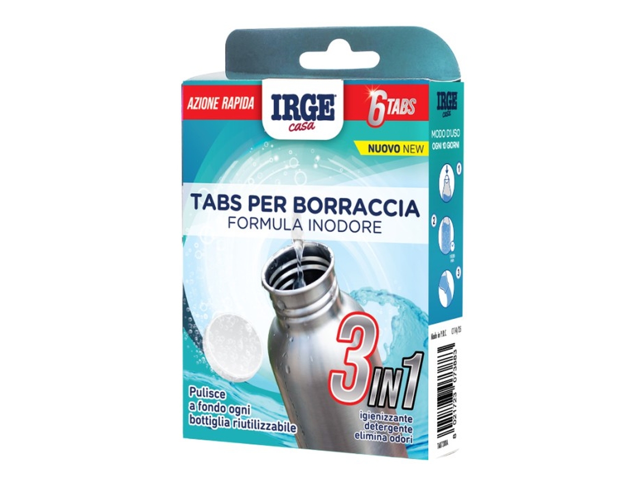 TABS PULIZIA BORRACCIA 6PZ TAB7388A TABS PULIZIA BORRACCIA 6PZ TAB7388A