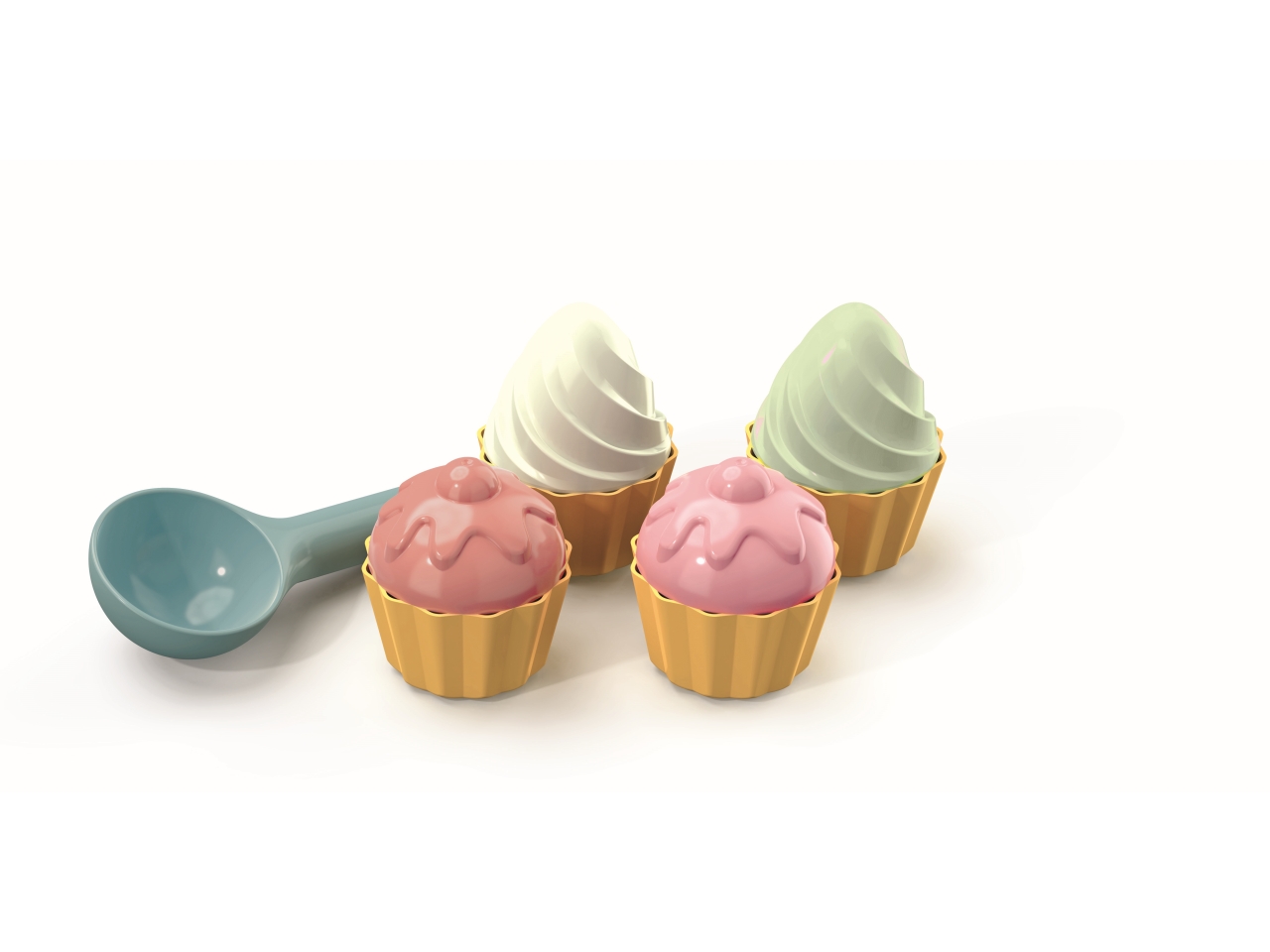 BUSTA CUP CAKE SET DA PASTICCIERE 3401-00BK