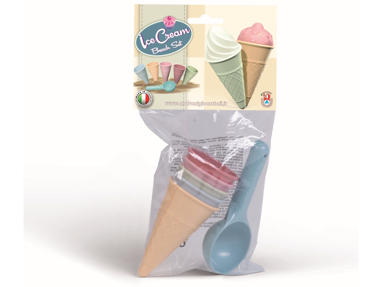 BUSTA CONI GELATO SET DA PASTICCIERE 3405-00BK