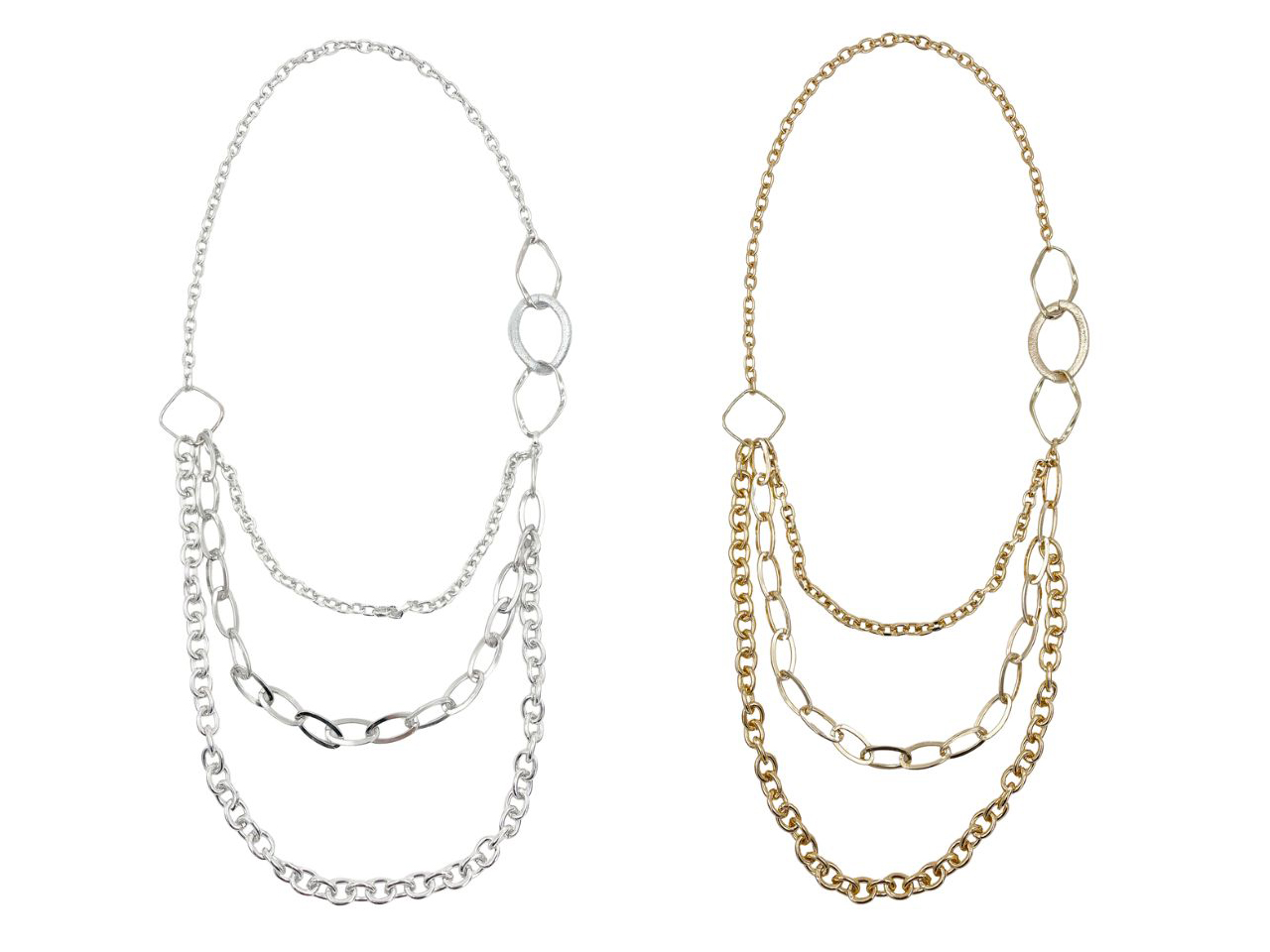 COLLANA CATENA 3 FILI COLLANA CATENA 3 FILI