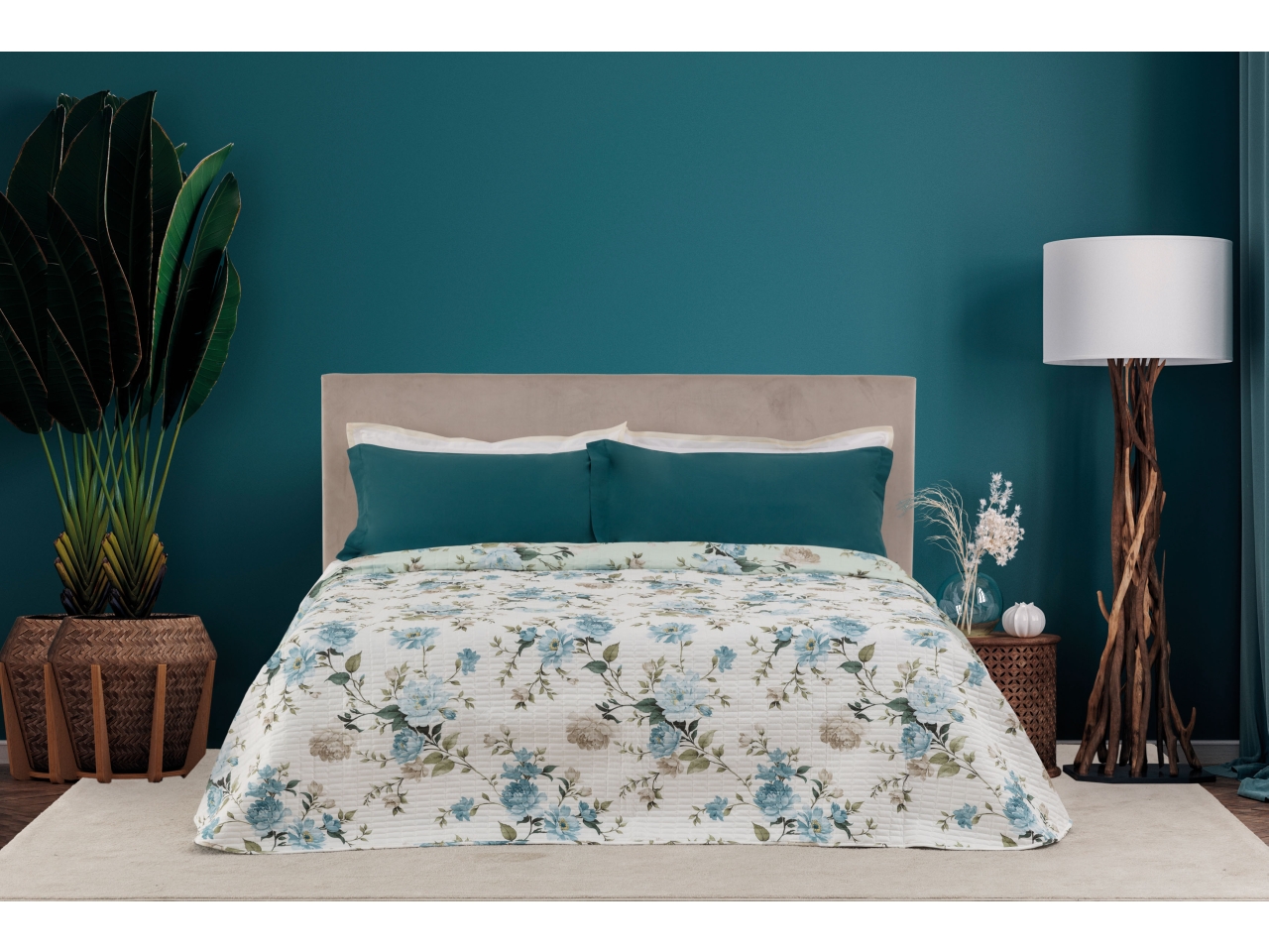 EVIE QUILT STAMPATO 2P CELESTE LE0935 EVIE QUILT STAMPATO 2P CELESTE LE0935