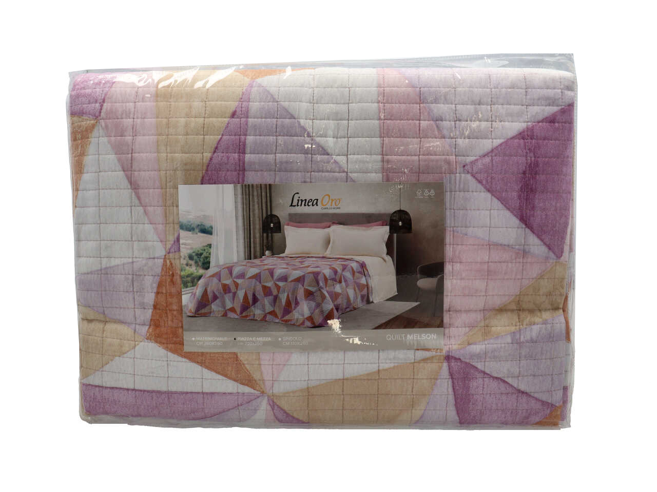 MELSON QUILT STAMPATO 1P 1/2 ROSA LE0946 MELSON QUILT STAMPATO 1P 1/2 ROSA LE0946