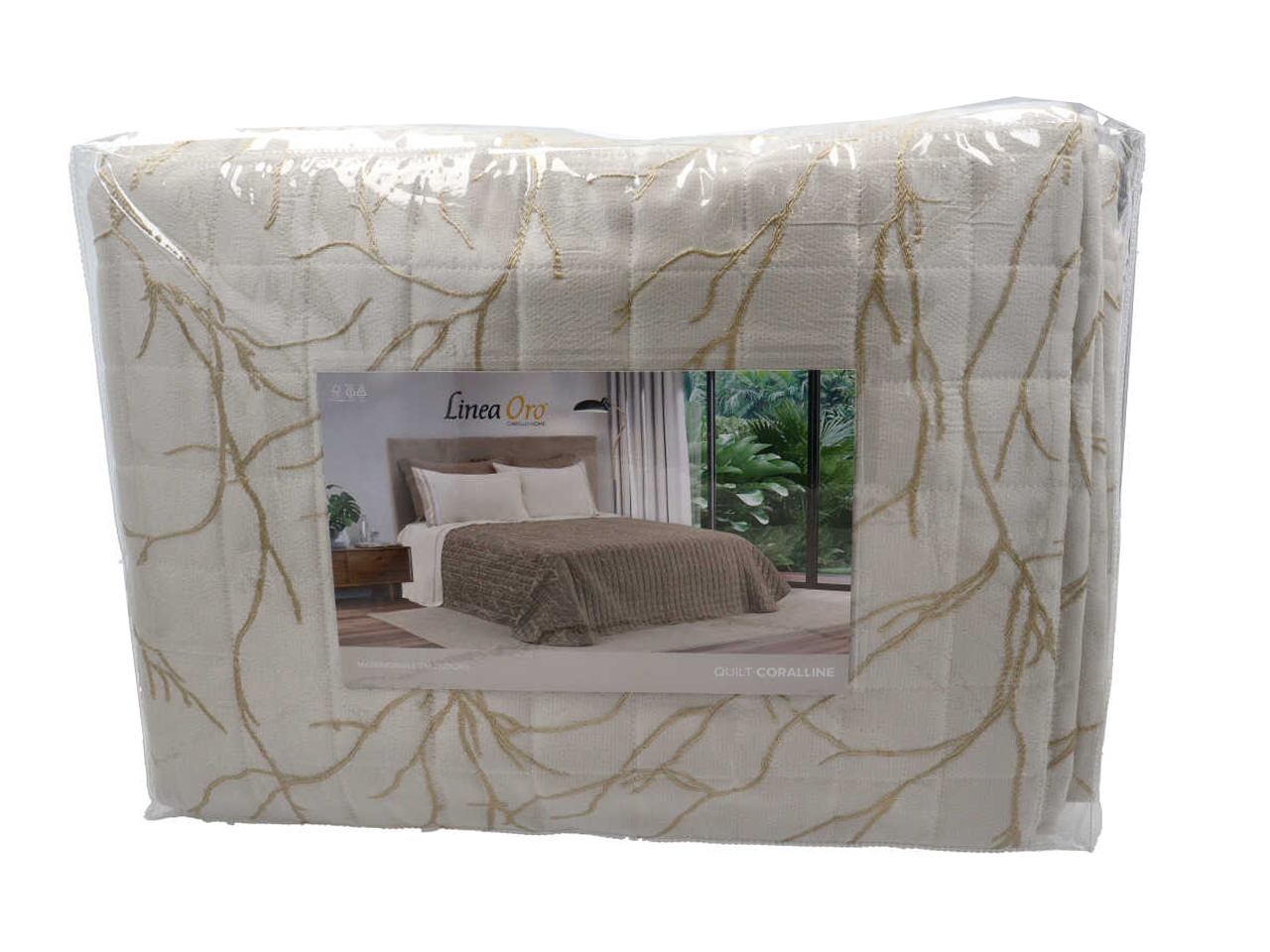 CORALLINE QUILT JACQUARD 2P PANNA LE0961 CORALLINE QUILT JACQUARD 2P PANNA LE0961