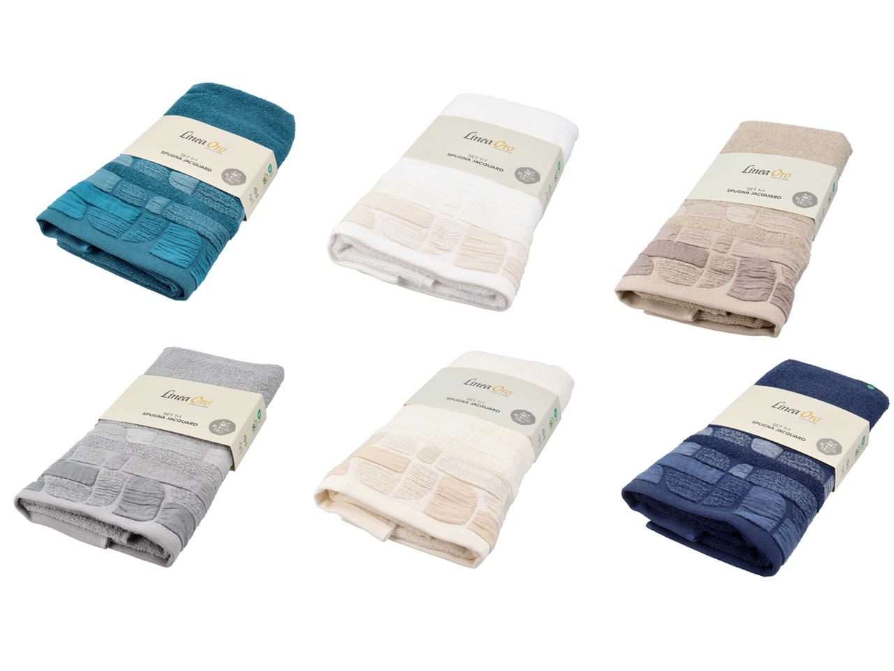 BRODNEY SET ASCIUGAMANI 1+1JACQUARD ASS. BB0325 BRODNEY SET ASCIUGAMANI 1+1JACQUARD ASS. BB0325