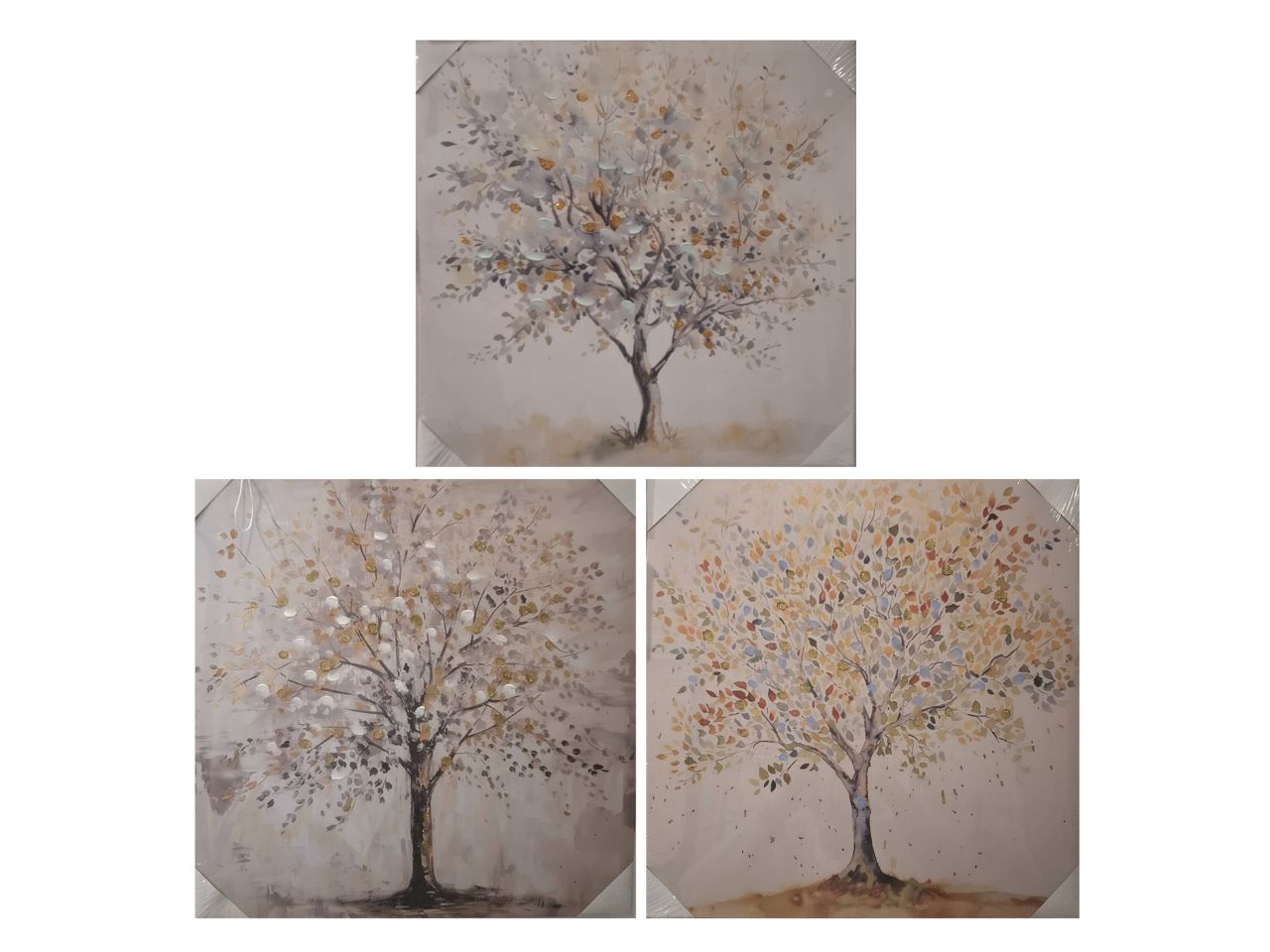 QUADRO CON PITTURA MATERICA A RILIEVO 50X50CM ASS QUADRO CON PITTURA MATERICA A RILIEVO 50X50CM ASS