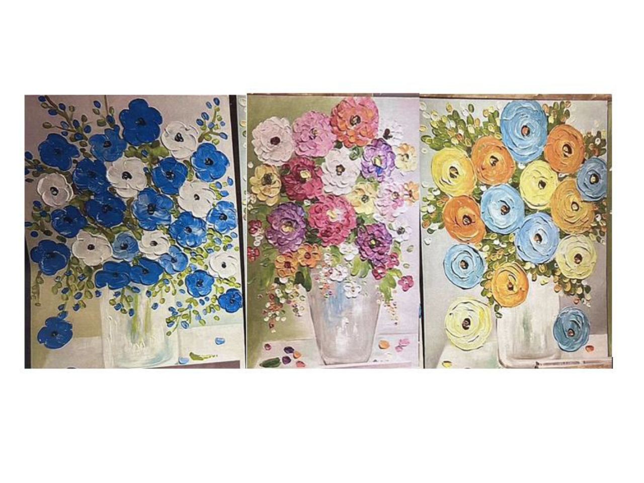 QUADRO CON PITTURA MATERICA A RILIEVO 80X60CM ASS QUADRO CON PITTURA MATERICA A RILIEVO 80X60CM ASS