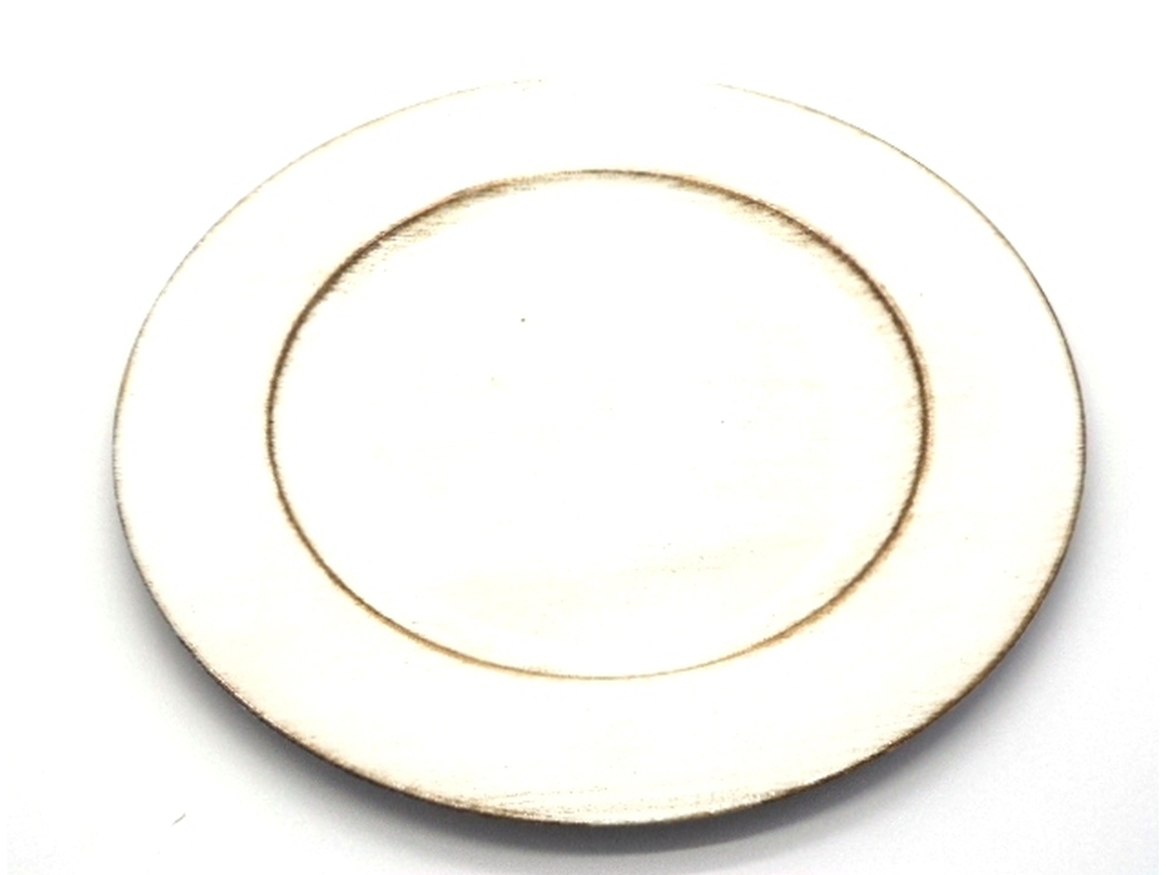 PIATTO PLASTICA DIAM. 33CM. T.LEGNO PANNA PIATTO PLASTICA DIAM. 33CM. T.LEGNO PANNA