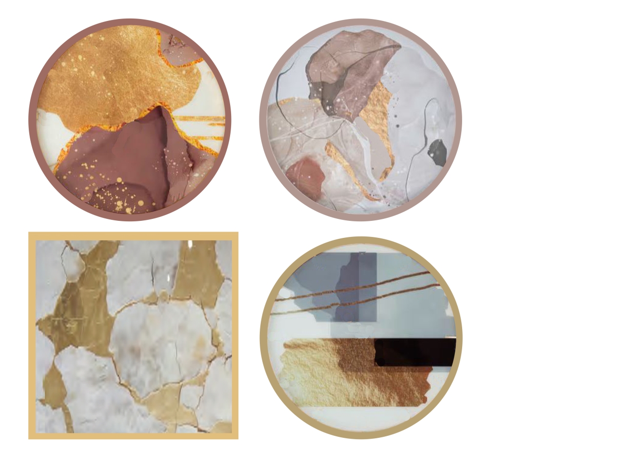 VASSOIO MDF QUADRATO 30x30X3,5CM LINEA MARMO ASS