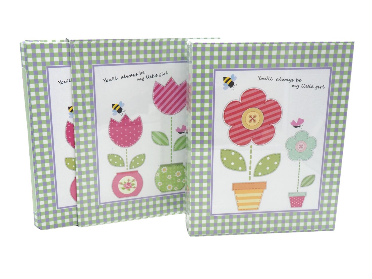 ALBUM 100 FOTO 13X18CM VASO FIORI/CUORI/FARF. 2ASS