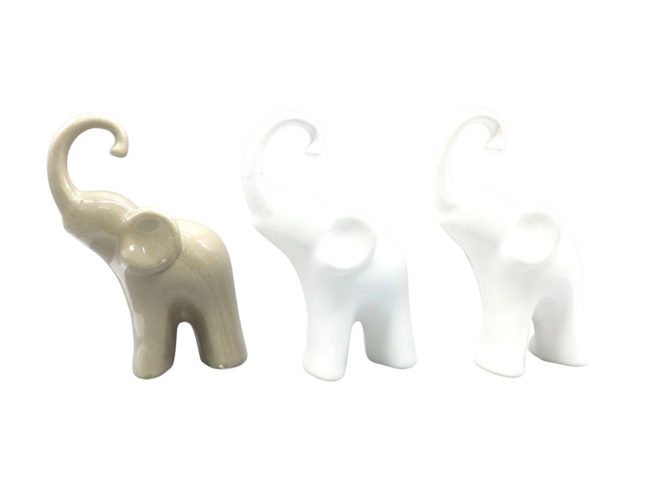 ELEFANTE DECORATIVO IN CERAMICA 15,5X4X10CM 3 ASS ELEFANTE DECORATIVO IN CERAMICA 15,5X4X10CM 3 ASS